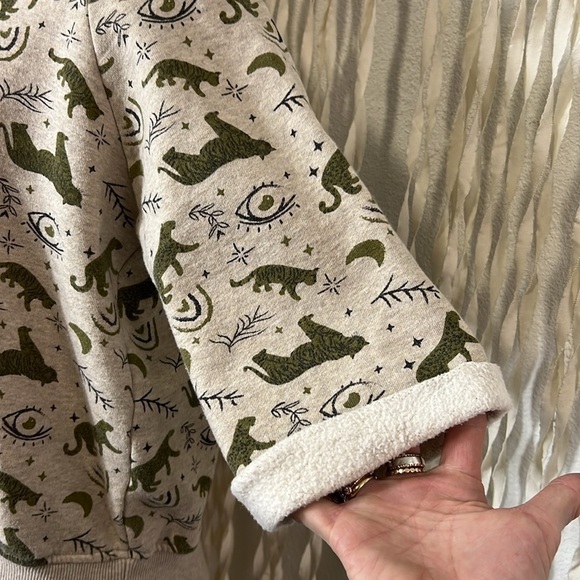 Jackson Rowe Stevie Fleece in Wildcat Print Size XS RARE FIND!! - Picture 6 of 9